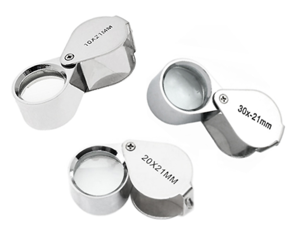 
  
Magnifier Jewelers Loupes 3-Pack 

